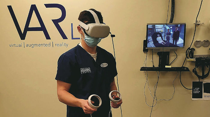 Patient simulations using virtual reality (VR)